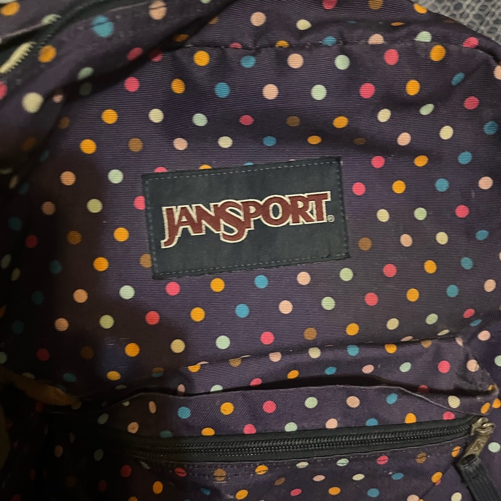 Jansport Multicolor Polka Dot Backpack - Picture 2 of 4